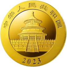 2023 15g Gouden Chinese Panda Munt