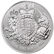 2021 10 Ons Zilveren Royal Arms Munt