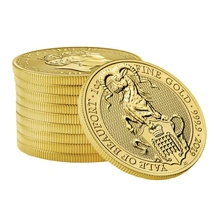 1 troy ounce gouden Queen's Beast munt - Yale of Beaufort - 2019