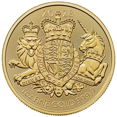 2023 1 troy ounce gouden Royal Arms munt