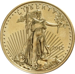 2012 1/4 troy ounce gouden American Eagle munt