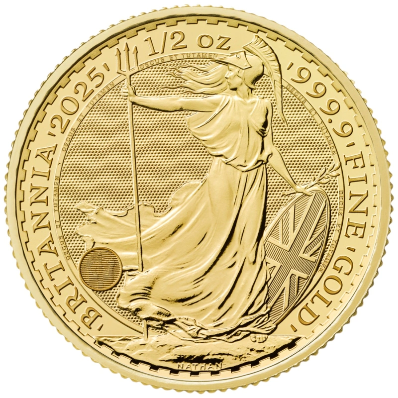 2025 1/2 Ons Gouden Britannia Munt
