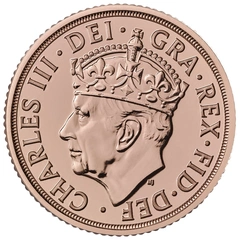 2023 gouden Sovereign munt Kroning