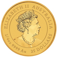 2023 Perth Mint 1/4 Ons Year of the Rabbit Gouden Munt