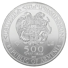 1 troy ounce zilveren Noah's Ark munt - 2019