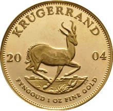 2004 1oz Proof Krugerrand Signed Gold Coin