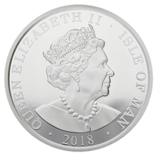 2018 Silver 1oz Isle of Man Angel Proof Coin