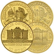 1/10 ounce Oostenrijkse Philharmoniker munten