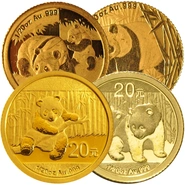 Twintigste Ons Goud Chinese Panda Beste Waarde