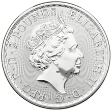 1 troy ounce zilveren Britannia munt - 2021