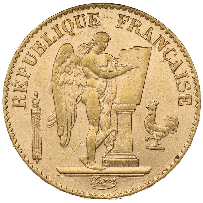 1890 20 French Francs - Guardian Angel - A