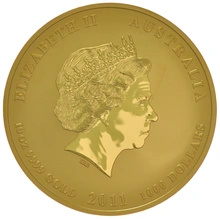2011 10oz Year of the Rabbit Lunar Gold Coin