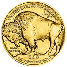 2026 1 troy ounce gouden American Buffalo munt