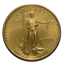 2000 1/10 troy ounce gouden American Eagle munt