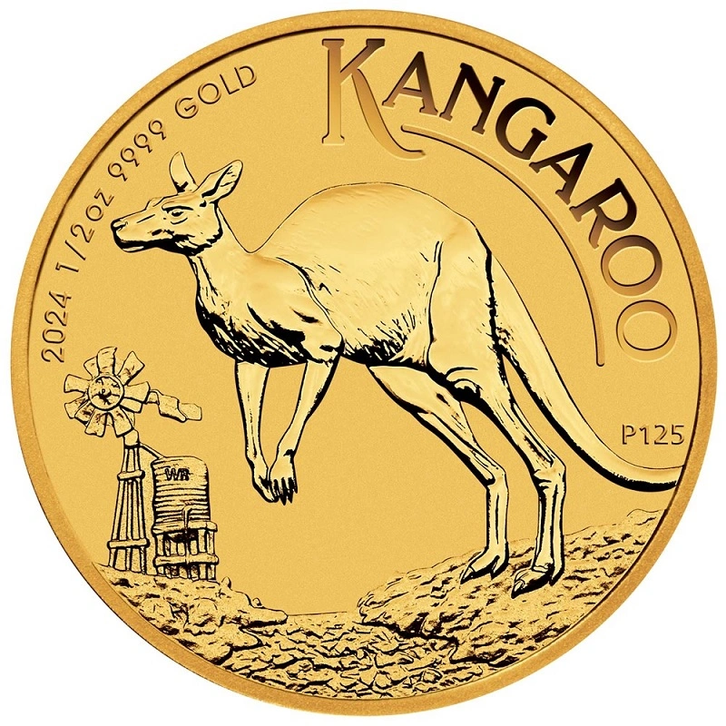 2024 1/2 Oz Gouden Australian Kangaroo Munt