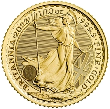 2023 1/10 Ons King Charles III Gouden Britannia