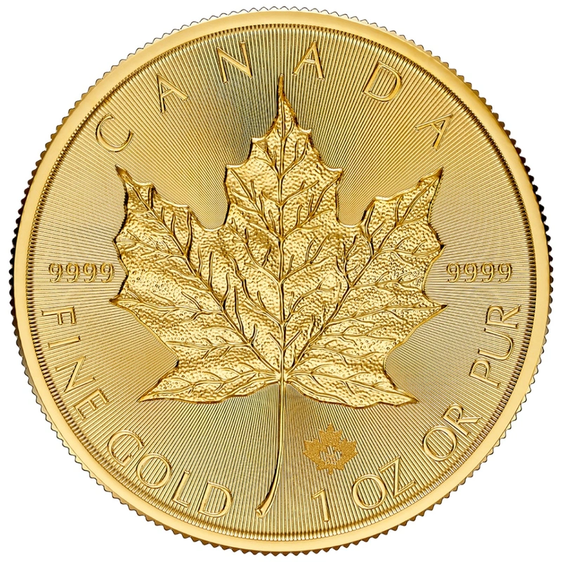 2025 1 Ons Canadian Maple Gouden Munt