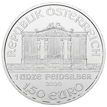 1 troy ounce zilveren Philharmoniker munt - 2020