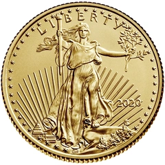 2020 1/4 troy ounce gouden American Eagle munt