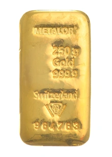 250 gram goudbaar - Metalor