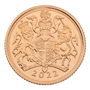 2022 Gouden Half Sovereign Munt