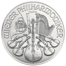 2022 1 Ons Oostenrijks Philharmonic Platina munt