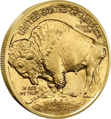 2026 1 troy ounce gouden American Buffalo munt