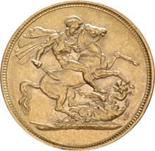 Sovereign - Victoria, Young Head