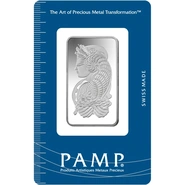 1/2 troy ounce zilverbaar- PAMP Suisse