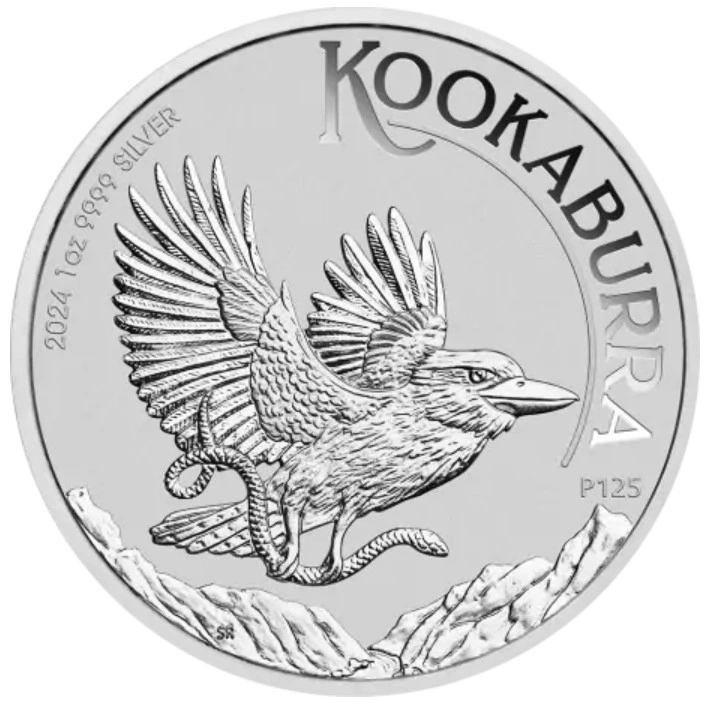 2024 Australische Kookaburra Zilveren Munt 1oz