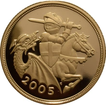 Gold Proof 2005 Sovereign Boxed