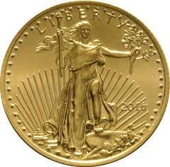 2016 1/4 troy ounce gouden American Eagle munt
