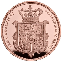 1/2 gouden Sovereign munt proof - 2025 (box)