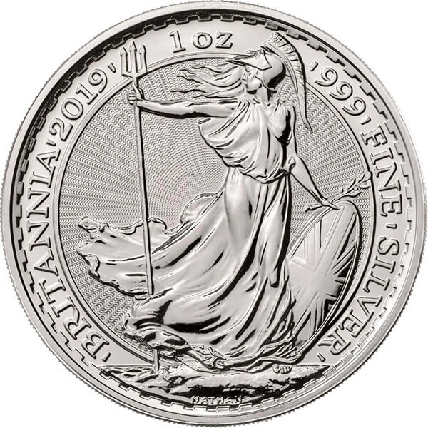 1 troy ounce zilveren Britannia munt - 2019