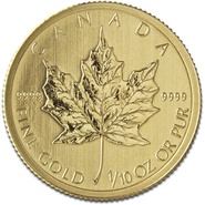 1/10 troy ounce gouden Maple Leaf munt - Beste waarde