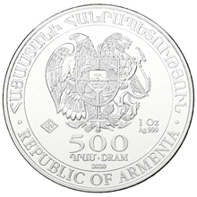 1 troy ounce zilveren Noah's Ark munt - 2020