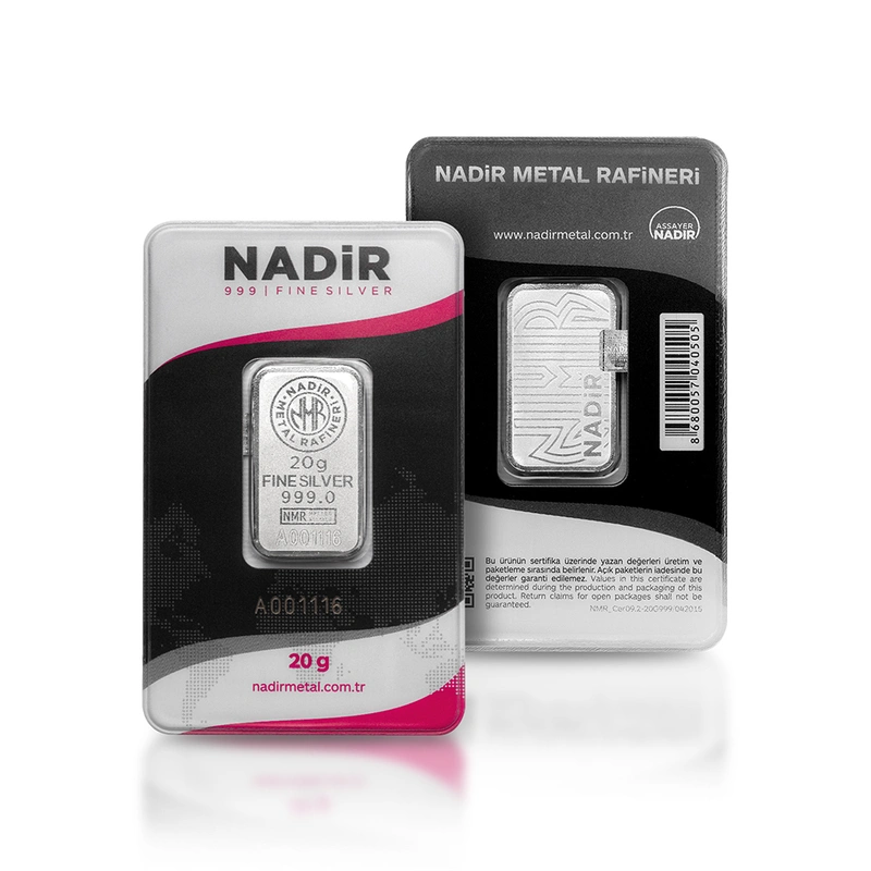 Nadir 20 Gram Zilverbaar