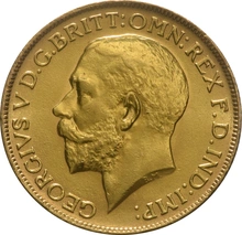 1912 Gouden Sovereign Munt- Koning George V - Londen