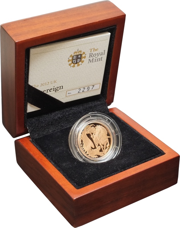 Gold Proof 2012 Sovereign Boxed