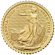 2026 1/10 troy ounce gouden Britannia munt