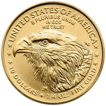 2024 Kwart Ons American Eagle Gouden Munt