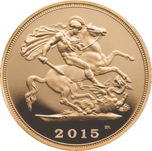 Gold Proof 2015 Half Sovereign Boxed