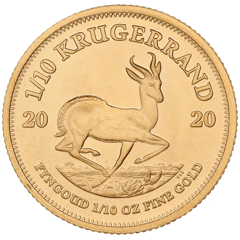 1/10 troy ounce gouden Krugerrand munt - 2020