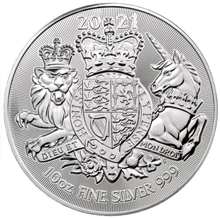 2021 10 Ons Zilveren Royal Arms Munt