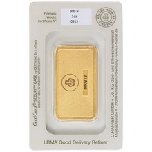 1oz C. Hafner Goudbaar