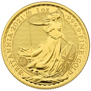 1 troy ounce gouden Britannia munt - 2021