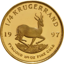 1997 Proof Quarter Ounce Gold Krugerrand - no box or COA
