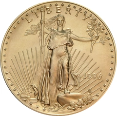 1996 1 troy ounce gouden American Eagle munt