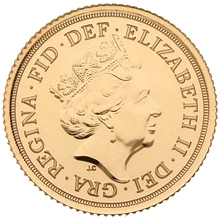 1/2 gouden Sovereign munt - 2021