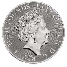 2020 Royal Mint Valiant 10oz Zilveren Munt
